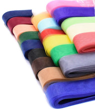 Load image into Gallery viewer, Shoe Bow Clips - Asymmetrical Organza Bow