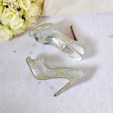 Load image into Gallery viewer, LAST ONE - Sparkling Bridal Shoes UK6/US8.5