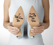 Load image into Gallery viewer, Wedding Shoe Decal