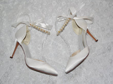 Load image into Gallery viewer, Simply Beautiful Satin Bridal / Bridesmaid Sandals - Custom Colours