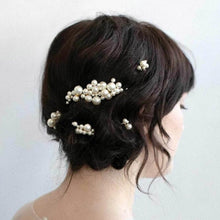Load image into Gallery viewer, Pearl Bridal Hair Pin Set