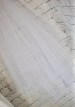 Load image into Gallery viewer, 2-Tier Sparkling Glitter Bridal Veils - 100cm to 300cm - Ivory, White or Champagne - with Comb & Blusher