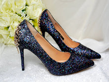 Load image into Gallery viewer, Sparkling Glitter Evening Shoes Size UK6/US8.5