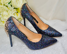 Load image into Gallery viewer, Sparkling Glitter Evening Shoes Size UK6/US8.5