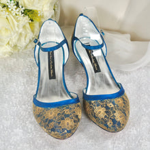 Load image into Gallery viewer, LAST ONE - Jewel Tone Bridal Shoes Size UK7/US9