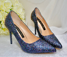 Load image into Gallery viewer, Sparkling Glitter Evening Shoes Size UK6/US8.5