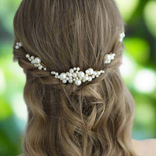 Load image into Gallery viewer, Pearl Bridal Hair Pin Set