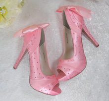 Load image into Gallery viewer, Sparkling Pink Bridal Shoes,  Size UK3/US6