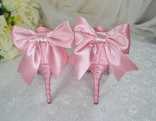Load image into Gallery viewer, Sparkling Pink Bridal Shoes,  Size UK3/US6