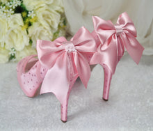 Load image into Gallery viewer, Sparkling Pink Bridal Shoes,  Size UK3/US6