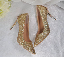 Load image into Gallery viewer, Beauty and the Beast Bridal Shoes UK8/US10.5