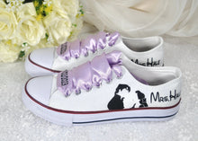 Load image into Gallery viewer, Alternative Wedding Shoes, Personalised Converse Style Trainers/Sneakers