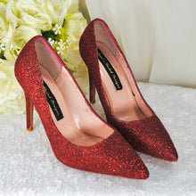 Load image into Gallery viewer, Sparkling Glitter Bridal Shoes