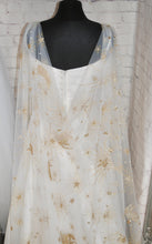 Load image into Gallery viewer, Luxury Celestial Wedding Cape or Veil - Gold Glitter and Pearl Veil or Cape