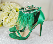 Load image into Gallery viewer, Green Wedding Shoes Size UK6/US8.5