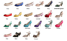 Load image into Gallery viewer, Platform Wedding Heels with Ankle Strap