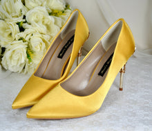 Load image into Gallery viewer, Yellow Bridal Shoes