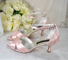 Load image into Gallery viewer, Blush Pink Satin Sandals - Other Colours
