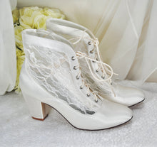 Load image into Gallery viewer, Lace & Satin Boots
