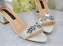 Load image into Gallery viewer, Block Heel Wedding Shoes UK8/US10.5