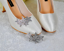 Load image into Gallery viewer, Star Shoe Clips - Silver or Rose Gold