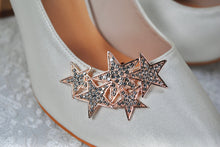 Load image into Gallery viewer, Star Shoe Clips - Silver or Rose Gold