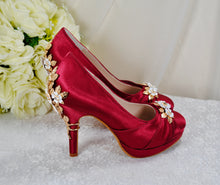 Load image into Gallery viewer, Burgundy with 'Cherry Blossom'