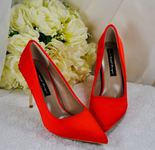 Load image into Gallery viewer, Orange Bridal Shoes
