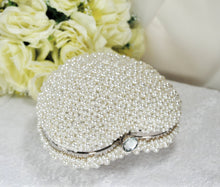 Load image into Gallery viewer, Pearl Heart Bag - Ivory or White