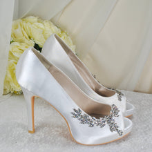 Load image into Gallery viewer, Satin Peep Toe Heel - Other Colours