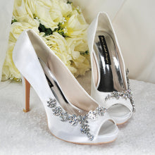 Load image into Gallery viewer, Satin Peep Toe Heel - Other Colours