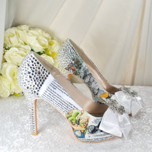 Load image into Gallery viewer, Alice in Wonderland Wedding Shoes