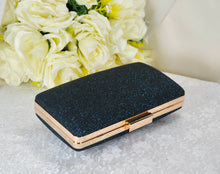 Load image into Gallery viewer, Navy Glitter Bag