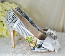 Load image into Gallery viewer, Alice in Wonderland Wedding Shoes