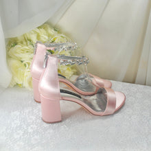 Load image into Gallery viewer, Block Heel Bridal Heels | Other Colours