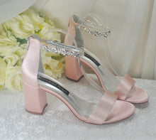 Load image into Gallery viewer, Block Heel Bridal Heels | Other Colours