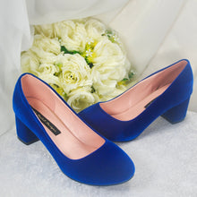 Load image into Gallery viewer, Suede Bridal Shoes