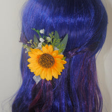 Load image into Gallery viewer, Sunflower Hair Comb