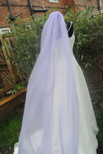 Load image into Gallery viewer, 2024 Trend Pastel Veil, Cathedral Length Wedding Veil, Bridal Veil with Comb, Soft Tulle Veil for Bride