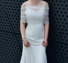 Load image into Gallery viewer, Dress Topper & Sleeves - Adjustable Size with Pearls