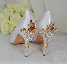 Load image into Gallery viewer, Cherry Blossom Heels with Matching Clutch Bag