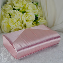 Load image into Gallery viewer, Blush Pink Bride Satin Clutch Bag, Over 25 colours