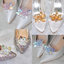 Load image into Gallery viewer, Crystal Shoe Clips