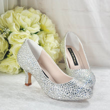 Load image into Gallery viewer, Low Heel Cinderella Shoes - UK2 / US5
