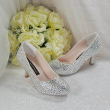 Load image into Gallery viewer, Low Heel Cinderella Shoes - UK2 / US5