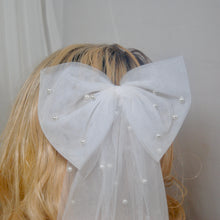 Load image into Gallery viewer, Pearl Bride Hair Bow - Other Colours