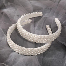 Load image into Gallery viewer, Bridal Pearl Beaded Headband