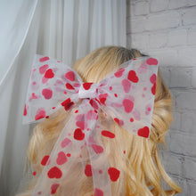 Load image into Gallery viewer, Heart Hair Bow