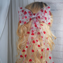Load image into Gallery viewer, Heart Hair Bow