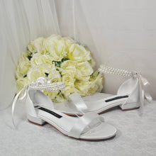 Load image into Gallery viewer, Satin Block Heel Sandals - Various Colours